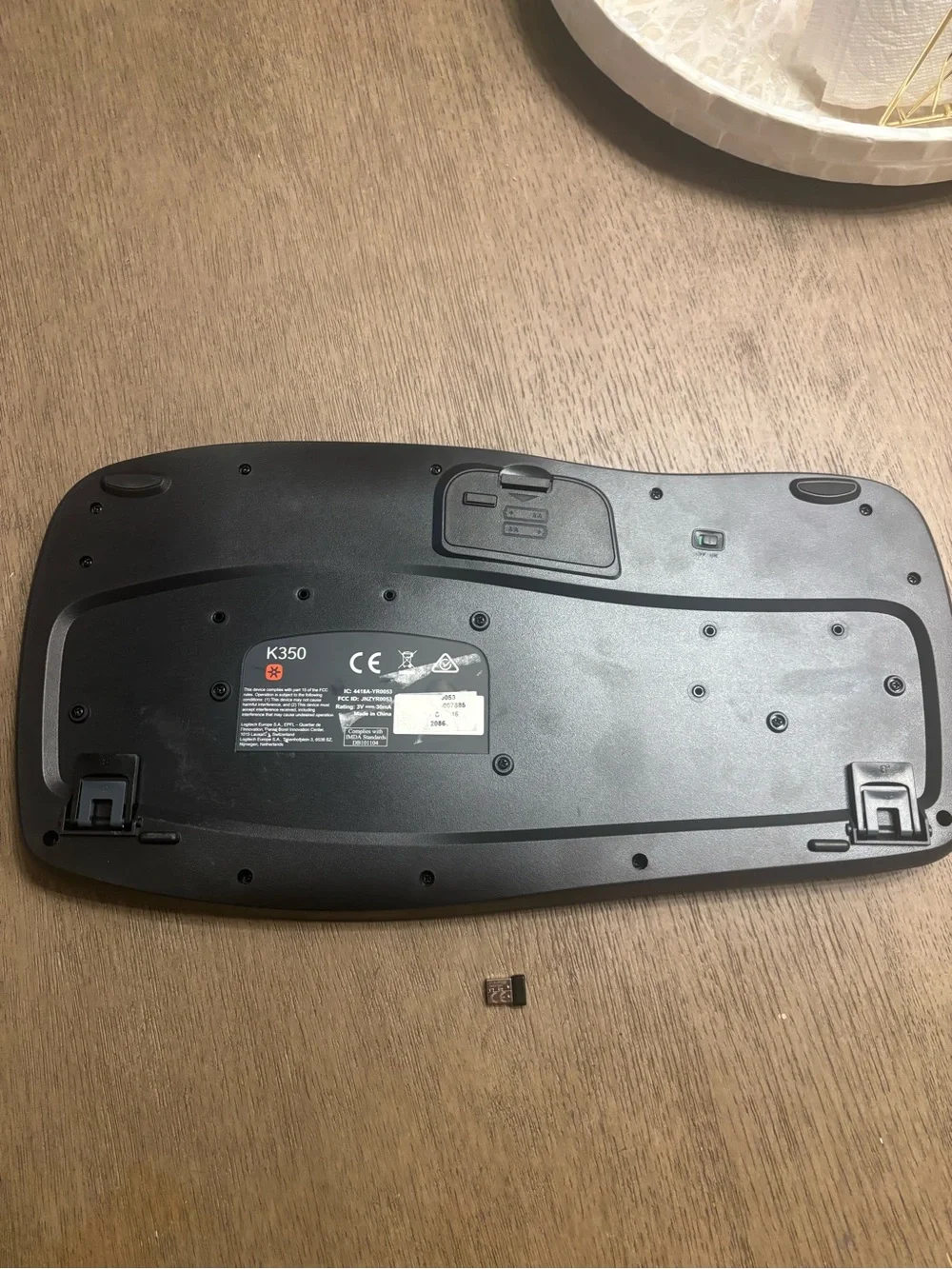 Logitech Ergonomic Wave Keyboard Dongle Working